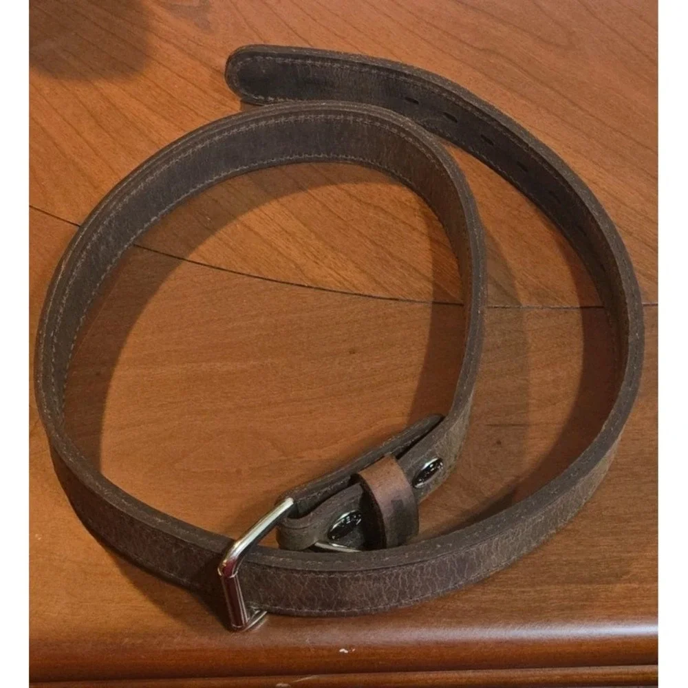 NEW VersaCarry BR502 Leather Gun Belt Size 36 Brown Heavy Duty Made in USA